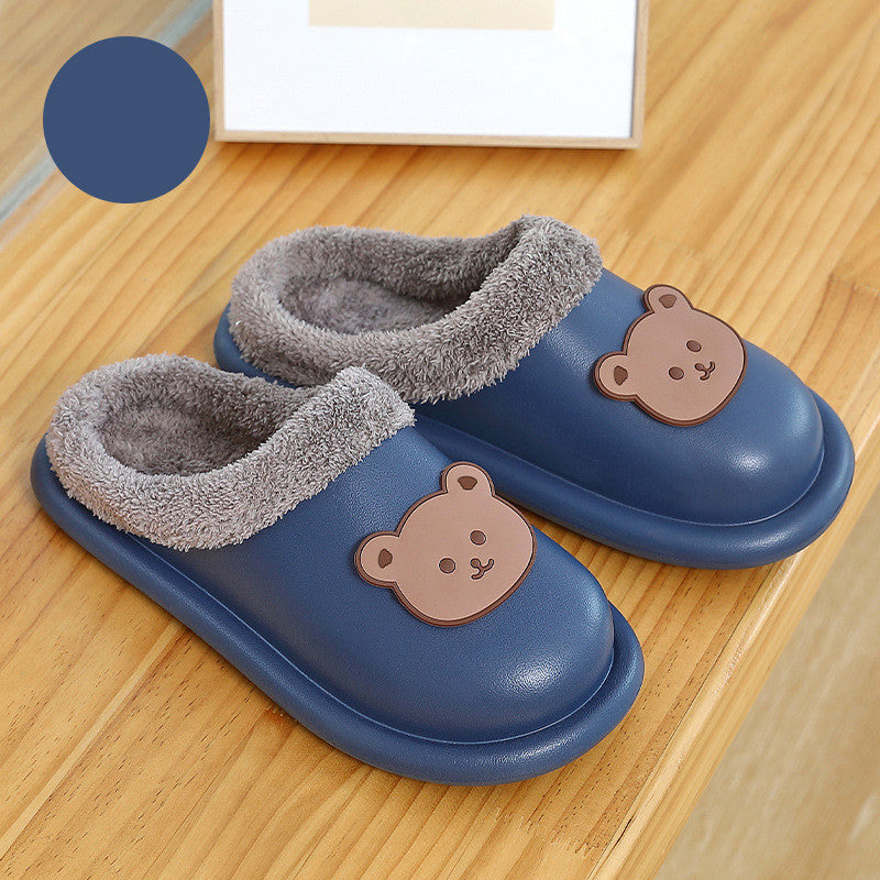 Cute Waterproof Cotton Casual Slippers for Women