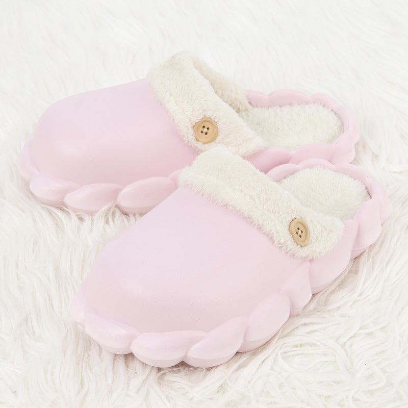 Detachable Waterproof Winter Slippers for Women