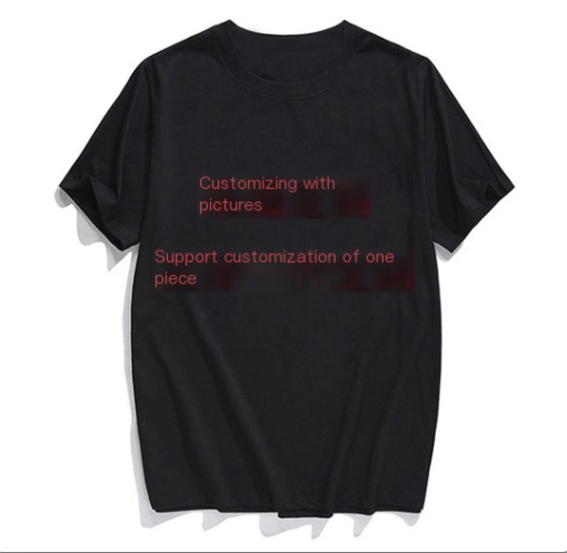 Custom 3D Printed Cotton Short Sleeve T-Shirts