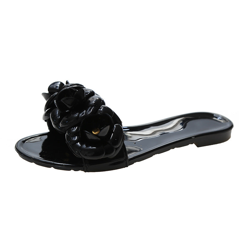 Camellia Jelly Sandals and Slippers for Women