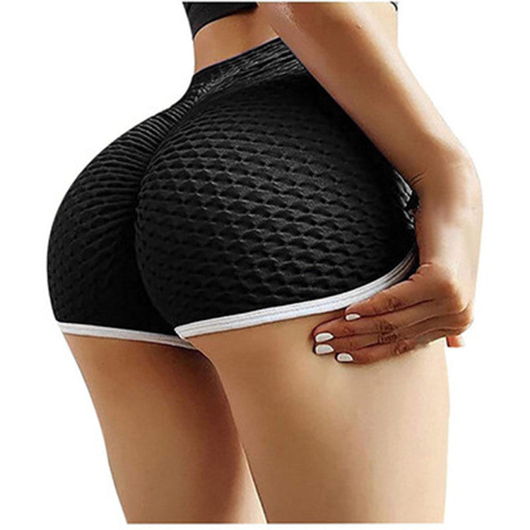 High Waist Bubble Shorts Sports Leggings