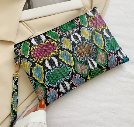 Snake-Shaped PU Handbag for Women