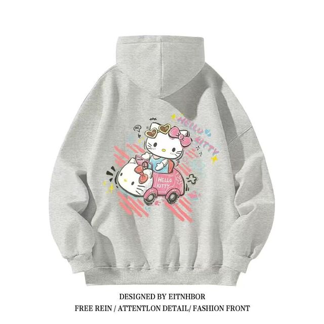 Hello Kitty Sanrio Hoodies for Boys and Girls, Y2K Style