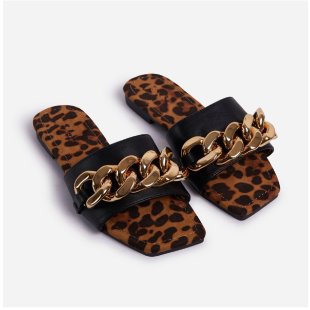 Casual Viscose Flat Slippers for Women