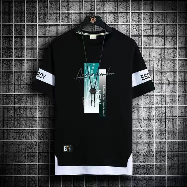 2024 Men's Korean Fashion Summer Short Sleeve T-Shirts