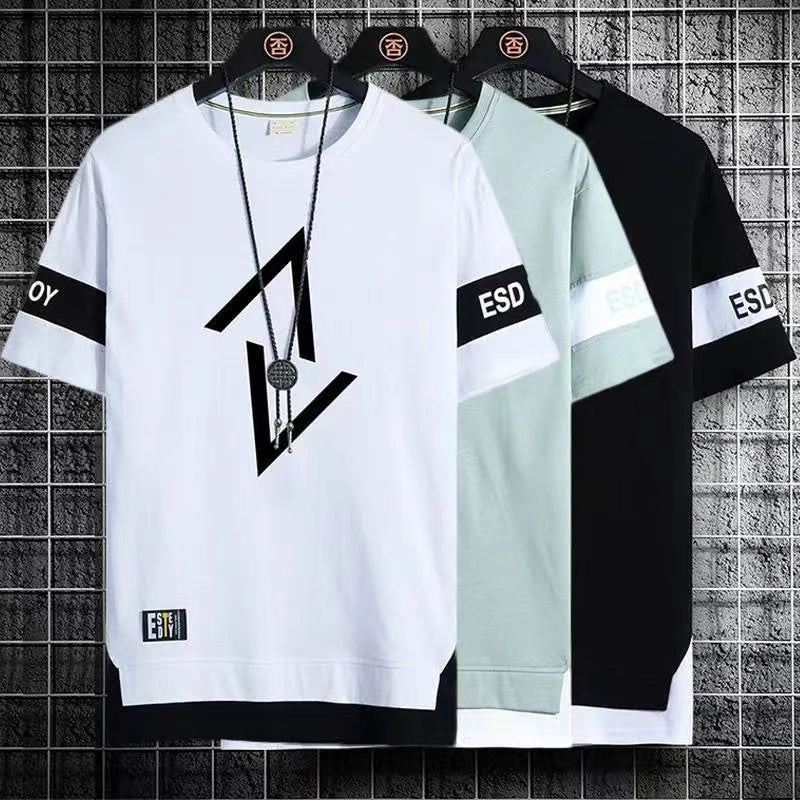 2024 Men's Korean Fashion Summer Short Sleeve T-Shirts
