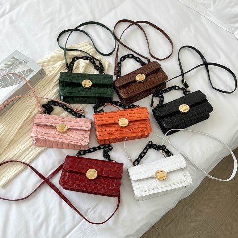 Fashionable Crocodile Pattern Handbag for Women