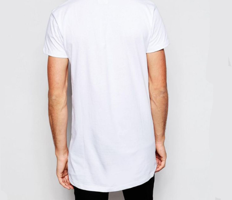 Printed Short Sleeve T-Shirts with Stripes and Round Neck