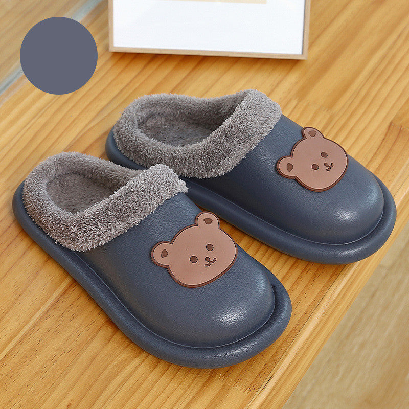 Cute Waterproof Cotton Casual Slippers for Women