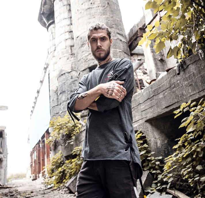 Hip Hop Men's Short Sleeve T-Shirts (5-Point Sleeve)
