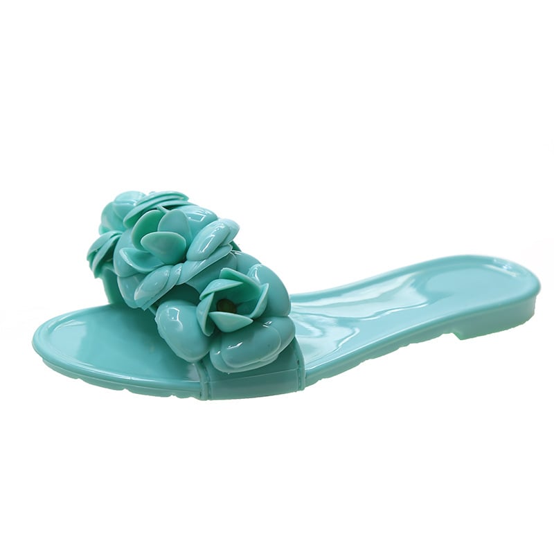 Camellia Jelly Sandals and Slippers for Women