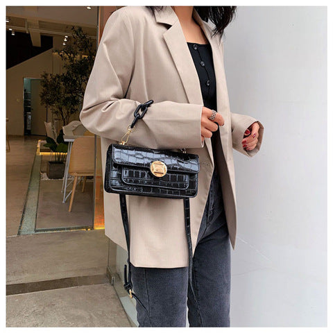 Fashionable Crocodile Pattern Handbag for Women