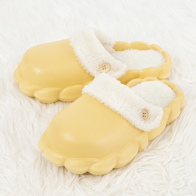 Detachable Waterproof Winter Slippers for Women
