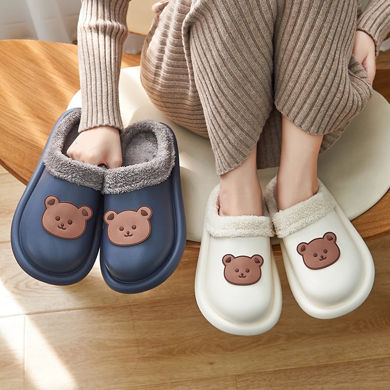 Cute Waterproof Cotton Casual Slippers for Women