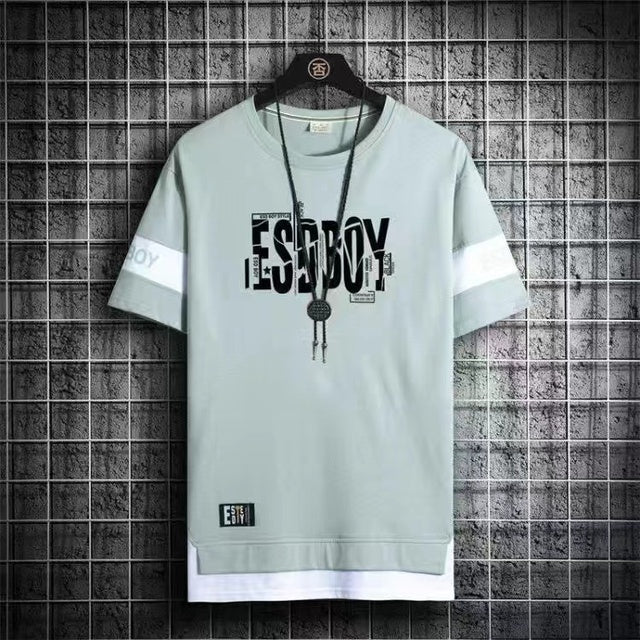 2024 Men's Korean Fashion Summer Short Sleeve T-Shirts