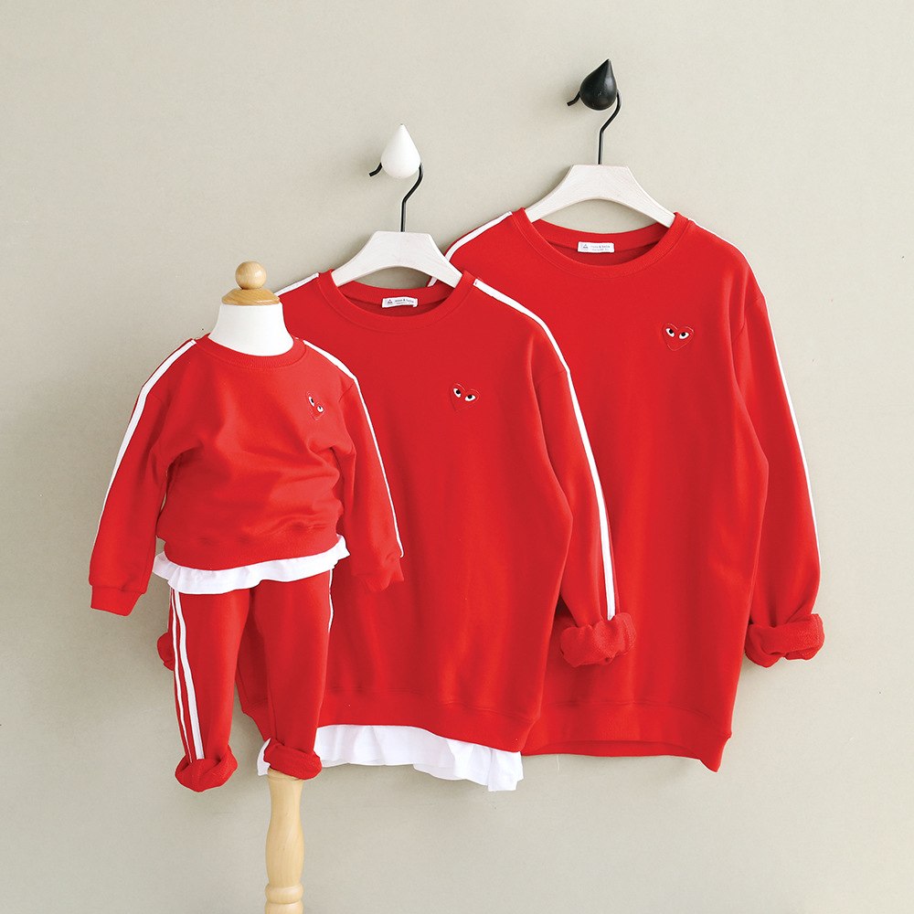 Kids Family Outfits, Trendy Cotton Hoodies Set