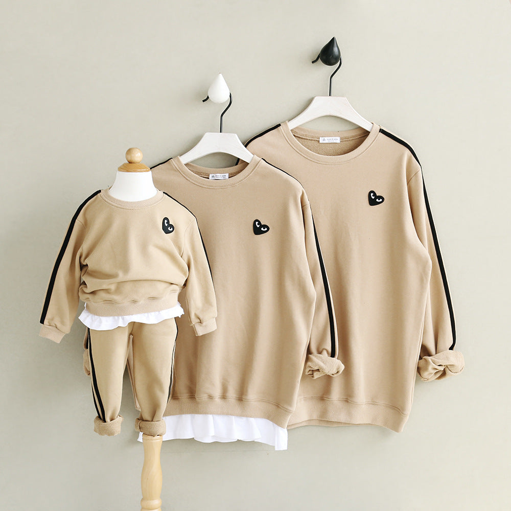 Kids Family Outfits, Trendy Cotton Hoodies Set
