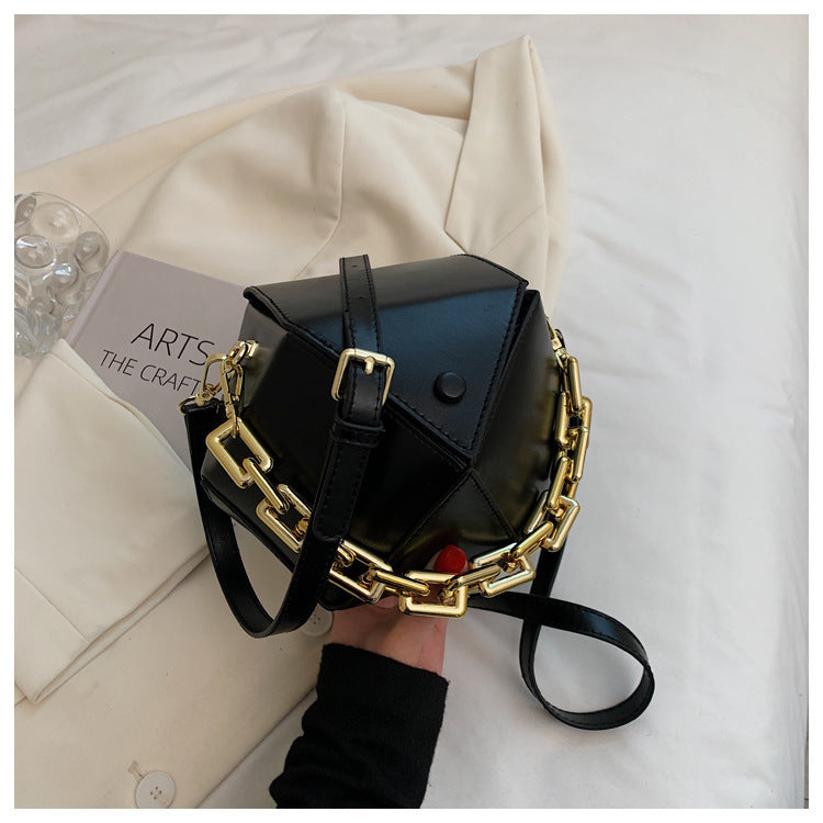 3D Diamond Chain Handbag for Women