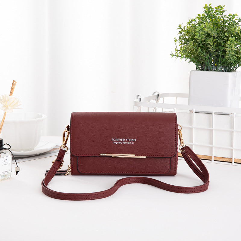 One Shoulder Crossbody Medium Long Handbag for Women
