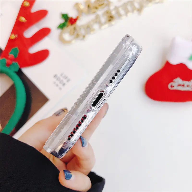 Santa Claus Christmas Tree Phone Case for iPhone & Samsung