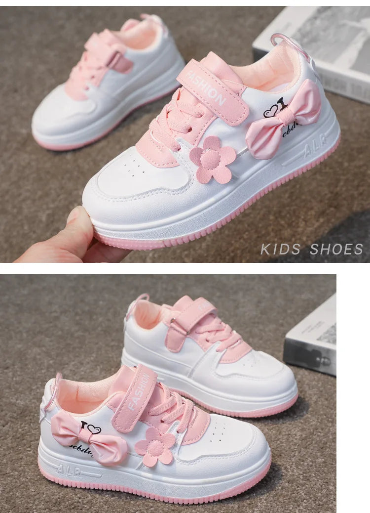 Girls' Sneaker Spring and Summer New Style School Student Shoes Children's Casual Sneakers Girls' Running Shoes