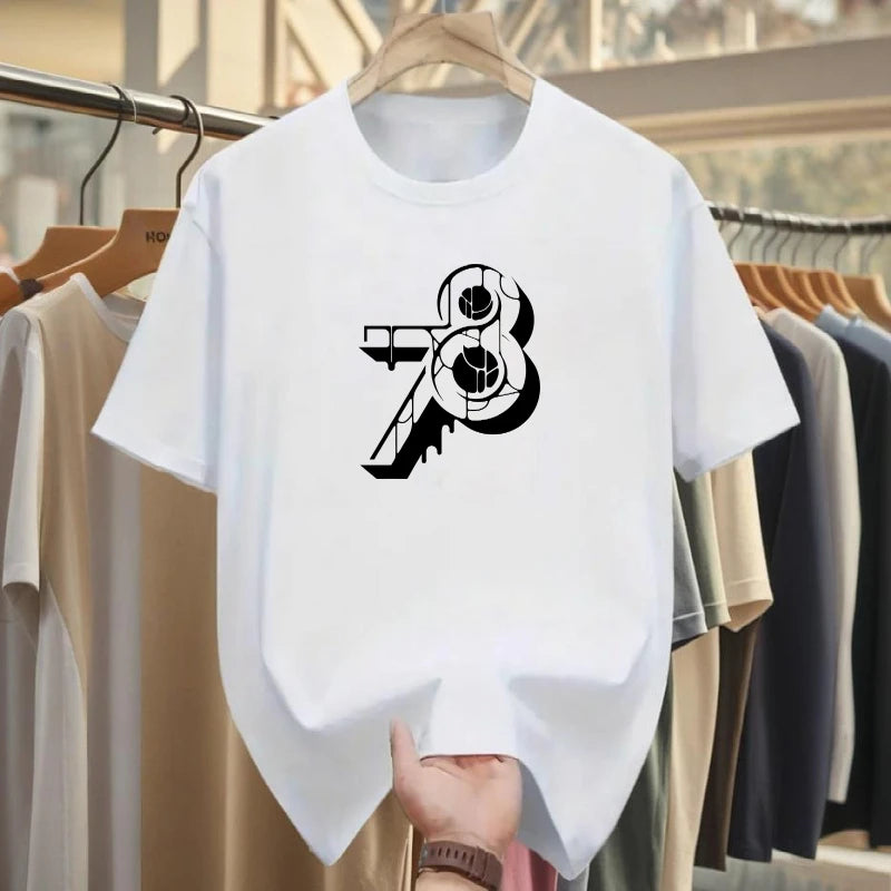 Free Customization of Printed Patterns Man T-shirt Wholesale New Summer Casual Clothing Your Logo Printing Tshirt Men's T-shirts