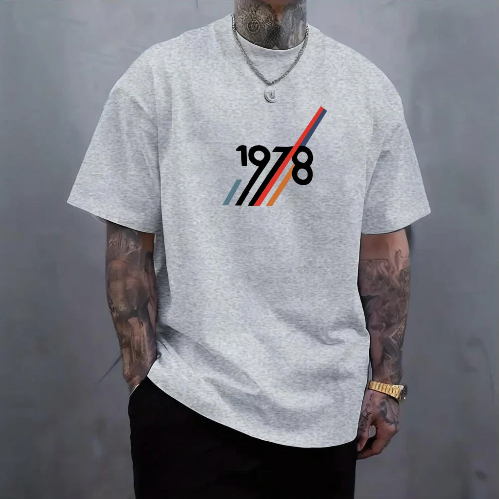 Free Customization of Printed Patterns Man T-shirt Wholesale New Summer Casual Clothing Your Logo Printing Tshirt Men's T-shirts