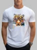 Wholesale Blank Plain Summer Clothes Customizable Your Logo Printing Polyester Cotton Tshirt Plus Size Men's T-shirt
