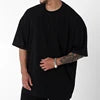 High Quality Customised Logo Blank Cotton Tee White Tshirt Short Sleeve Loose Fit Baggy Muscle Oversized T Shirts Men