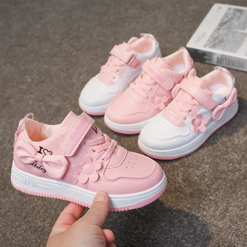 Girls' Sneaker Spring and Summer New Style School Student Shoes Children's Casual Sneakers Girls' Running Shoes