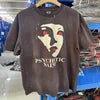 Factory Custom High Quality Cotton Men's T Shirt Print Tops Tee Washed Old Vintage Street Sleeveless Tshirts Men