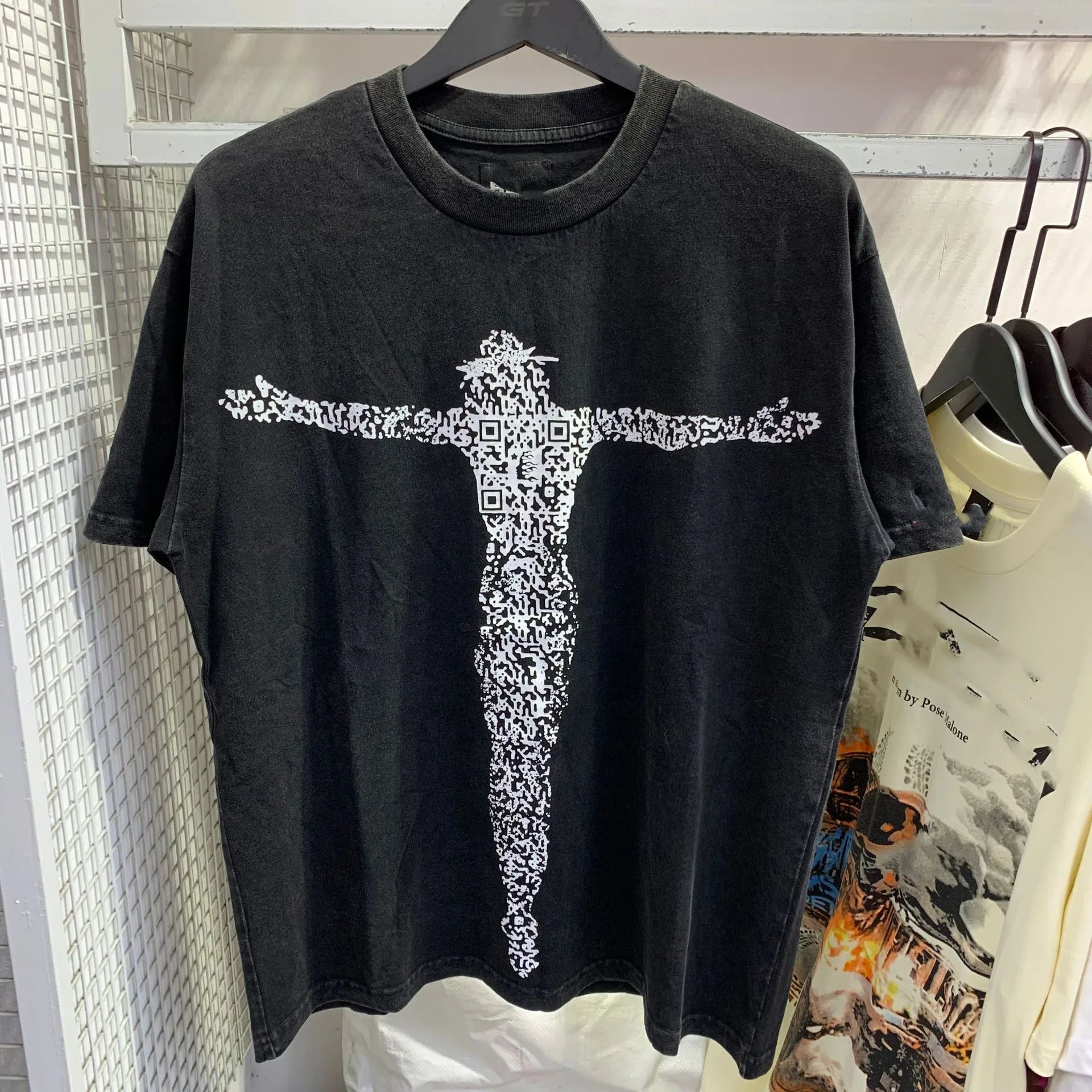 2025 Summer Hot Diamond Short Sleeve Dog Pattern T-Shirt for Streetwear Vale Valley Lives Cotton Home Shirts