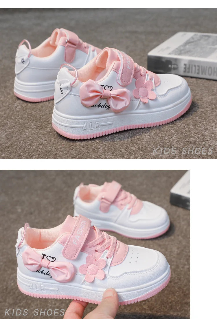 Girls' Sneaker Spring and Summer New Style School Student Shoes Children's Casual Sneakers Girls' Running Shoes