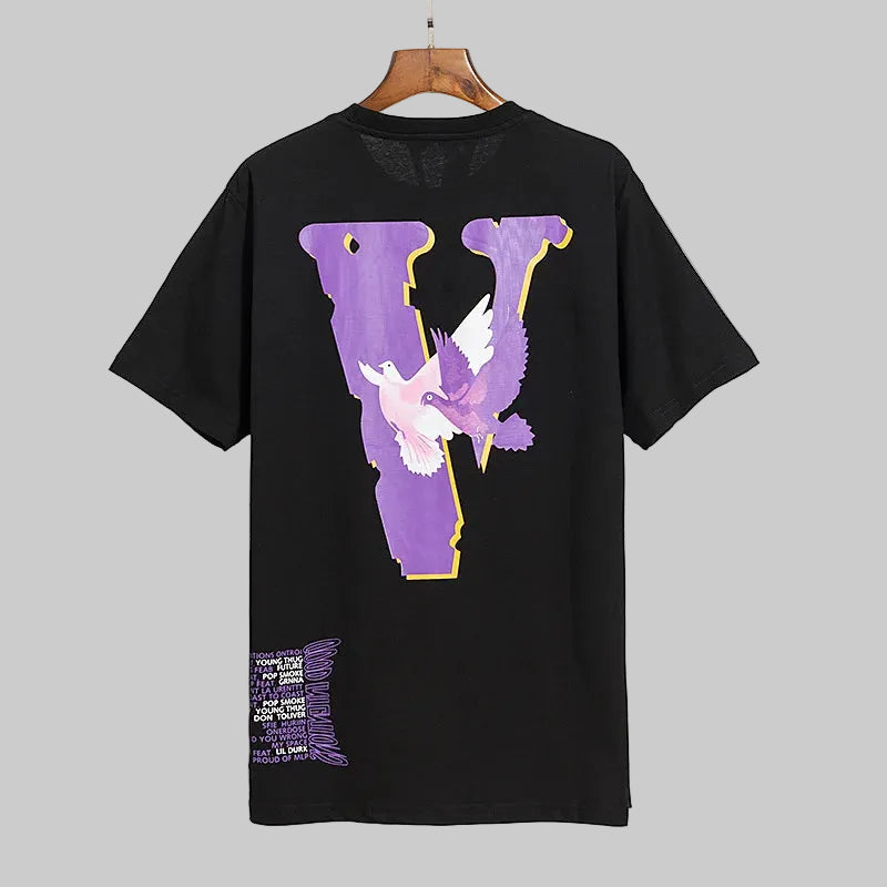 VLONE Men T Shirt 100% Cotton Original Brand Streetwear Women's T-shirt USA Summer Short Sleeve Harajuku Hip Hop Tshirt Vlone