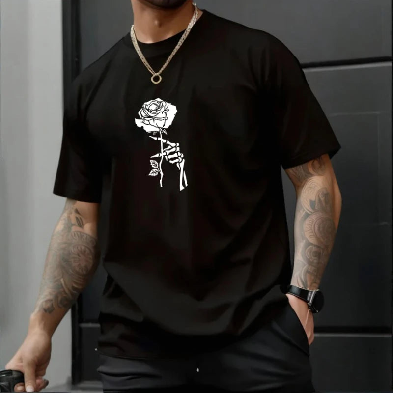 Customizable Printed Man T-shirt Wholesale Summer Casual Clothing Your Logo Printing Tshirt Plus Size Sports Men's T-shirts