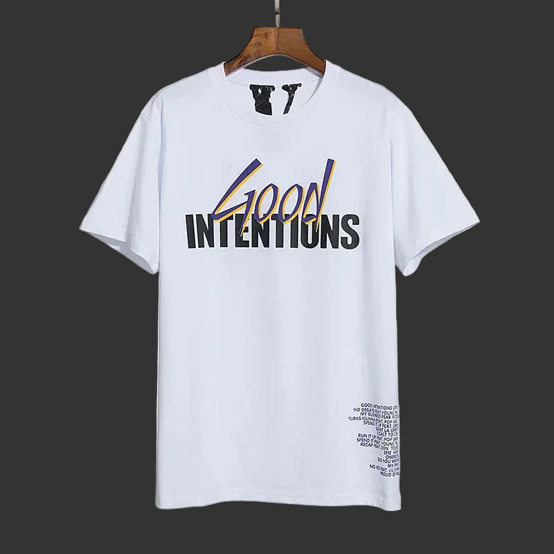 VLONE Men T Shirt 100% Cotton Original Brand Streetwear Women's T-shirt USA Summer Short Sleeve Harajuku Hip Hop Tshirt Vlone