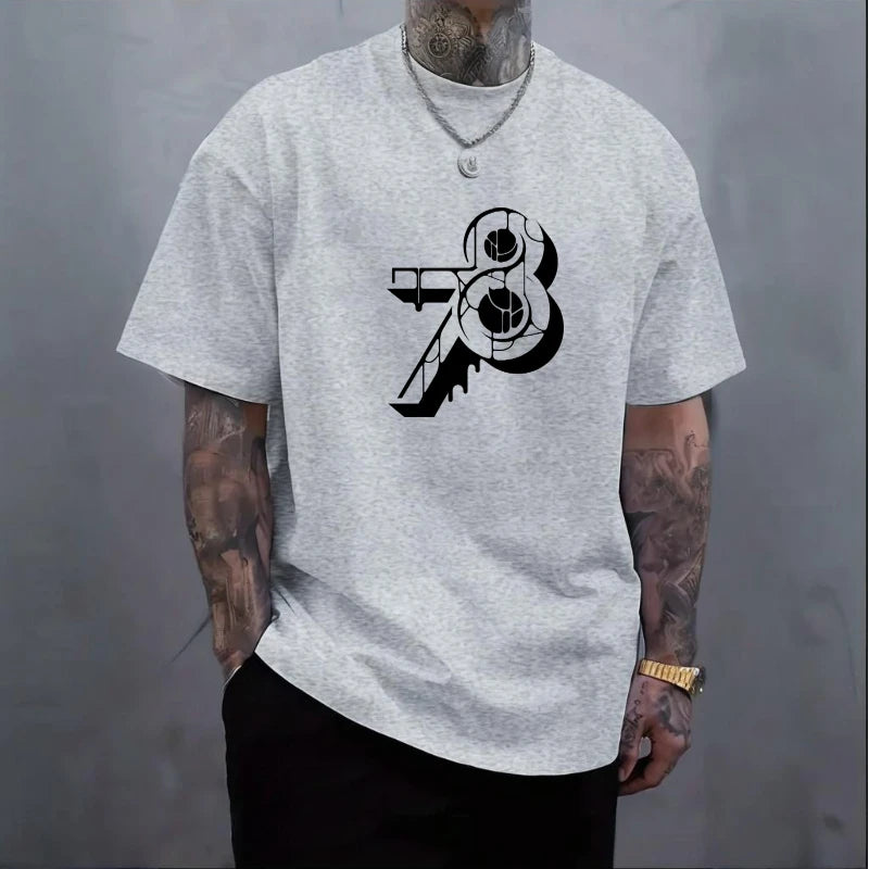 Free Customization of Printed Patterns Man T-shirt Wholesale New Summer Casual Clothing Your Logo Printing Tshirt Men's T-shirts