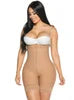 High Compression Open Bust Zipper Style Full Body Shaper Colombianas Fajas Bbl Post Op Surgery Stage 2 3 Women's Spandex