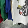 2025 Summer Hot Diamond Short Sleeve Dog Pattern T-Shirt for Streetwear Vale Valley Lives Cotton Home Shirts