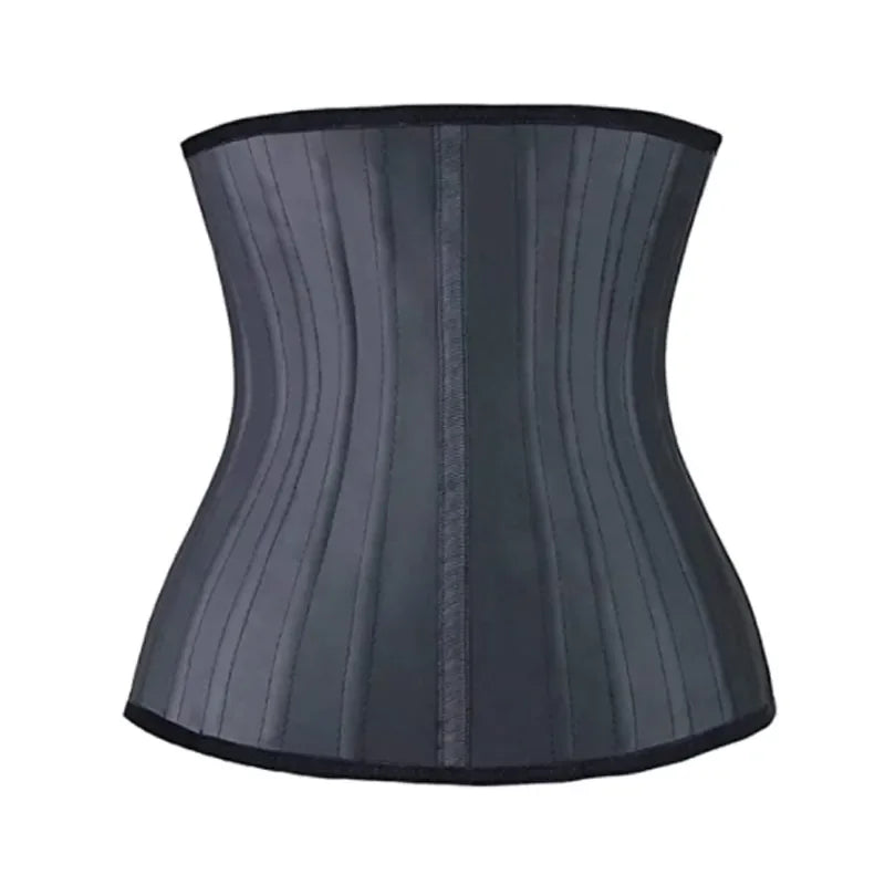 Wholesale Latex Waist Trainer Corset Body Shaper Faja 25 Steel Boned Waist Cincher Belly Slim Belt Latex Waist Belt