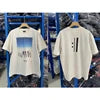 Factory Custom High Quality Cotton Men's T Shirt Print Tops Tee Washed Old Vintage Street Sleeveless Tshirts Men