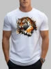 Wholesale Blank Plain Summer Clothes Customizable Your Logo Printing Polyester Cotton Tshirt Plus Size Men's T-shirt