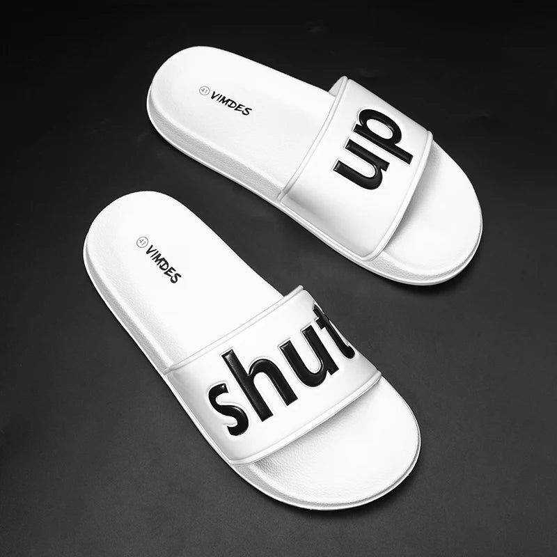 Summer Fashion Men Slippers Comfort Women Sandals Non-slip Indoor Home Bathroom Slides Garden Shoes Outdoor Beach Casual Shoes