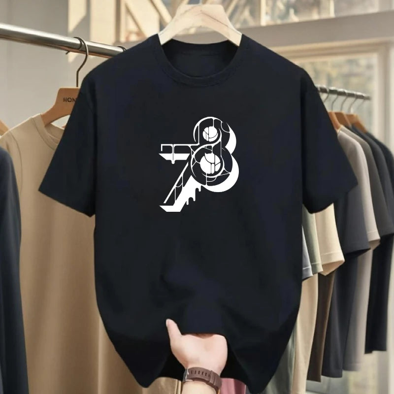 Free Customization of Printed Patterns Man T-shirt Wholesale New Summer Casual Clothing Your Logo Printing Tshirt Men's T-shirts