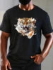 Wholesale Blank Plain Summer Clothes Customizable Your Logo Printing Polyester Cotton Tshirt Plus Size Men's T-shirt