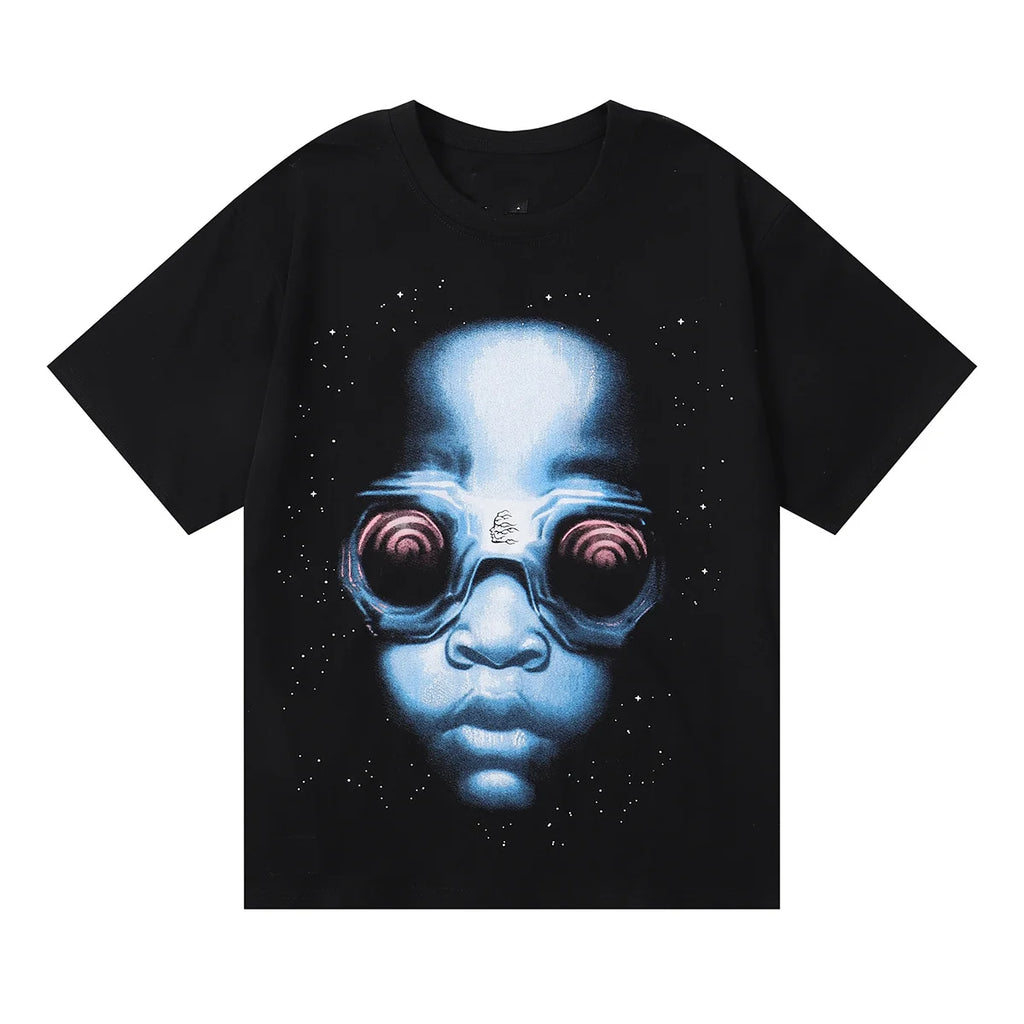 2025 Summer Hot Diamond Short Sleeve Dog Pattern T-Shirt for Streetwear Vale Valley Lives Cotton Home Shirts