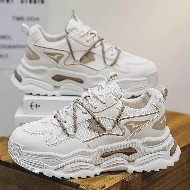 The 2026 New Spring Versatile Casual Youth Height-Increasing Sneakers with Fashionable Retro Style