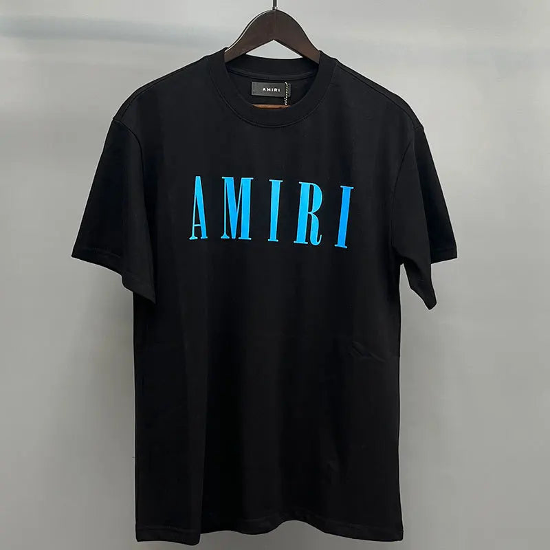 Fashion Brand High Street Unisex Loose Fit Short Sleeve T-Shirt with DTG Printed Letter Pattern Cotton Washed Fabric