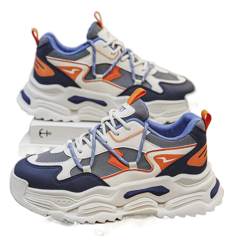 The 2026 New Spring Versatile Casual Youth Height-Increasing Sneakers with Fashionable Retro Style