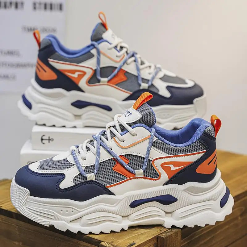 The 2026 New Spring Versatile Casual Youth Height-Increasing Sneakers with Fashionable Retro Style